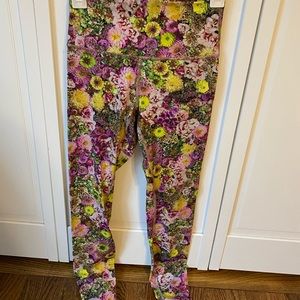 Lululemon floral print leggings. Worn once